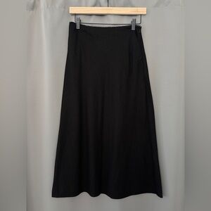 Joie Black Maxi A-Line Skirt